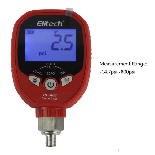 Elitech PGW-800 электронный манометр высокого давления для фреона фото 10