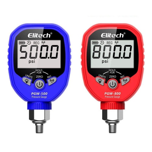 Elitech PGW-500/800 комплект цифровых манометров для фреона
