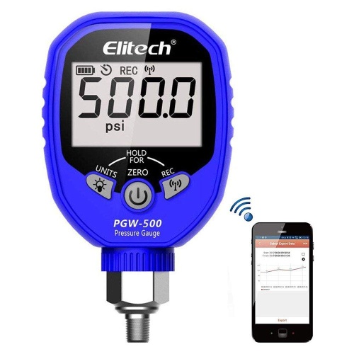 Elitech PGW-500 электронный манометр низкого давления для фреона фото 2